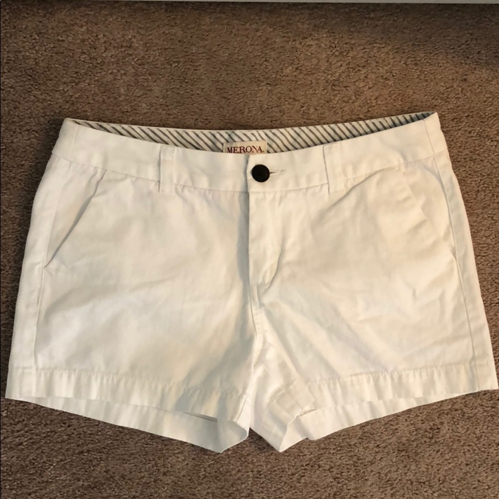 Women’s White Shorts